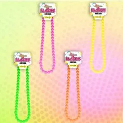 Jourdefete Collier De Perle Fluo - Couleur Au Choix