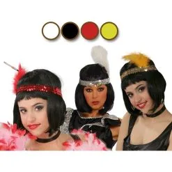 Jourdefete Bandeau Charleston à Sequins - Coloris Au Choix