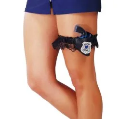 Jourdefete Jarretière De Policière Avec Pistolet