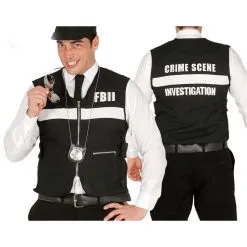 Jourdefete Gilet D'agent Du F.B.I