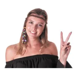 Jourdefete Bandeau Hippie Avec Perles