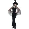 Jourdefete Déguisement Femme - Sorcière Avec Dentelle - Taille Au Choix