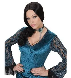 Jourdefete Collier Ras Le Cou Fleur Gothique - Coloris Au Choix -Déguisement Originaux Soldes 7514c e 1