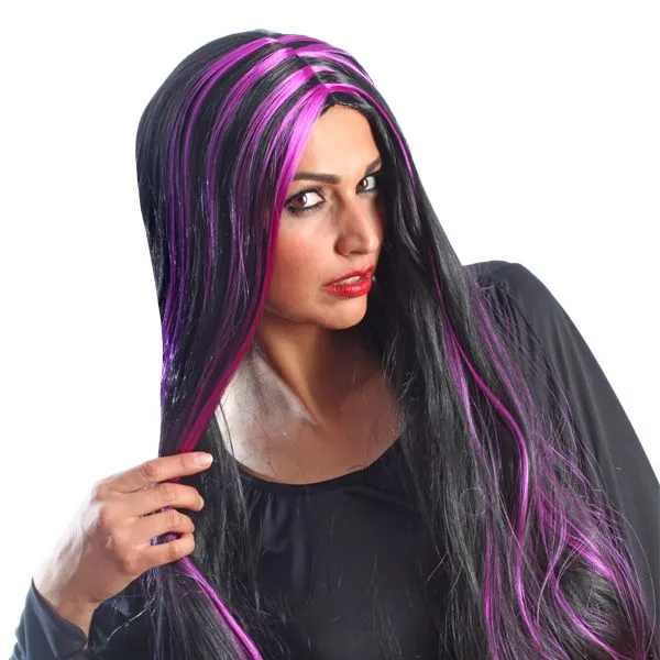 Jourdefete Perruque Colorée Dark Bella Femme - Coloris Aux Choix 3 Jourdefete Perruque Colorée Dark Bella Femme - Coloris Aux Choix – Image 3