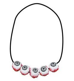 Jourdefete Accessoire De Déguisement Collier 5 Oeils Sanguinolants