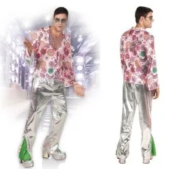 Jourdefete Déguisement Disco Pour Homme - Taille Unique