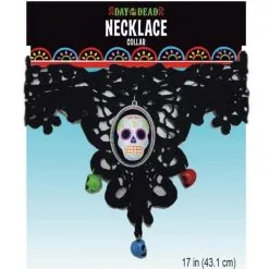 Jourdefete Collier Avec Camée Day Of The Dead