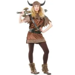 Jourdefete Déguisement De Viking Pour Femme - Taille Au Choix