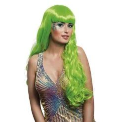 Jourdefete Perruque "Oceana" - Vert