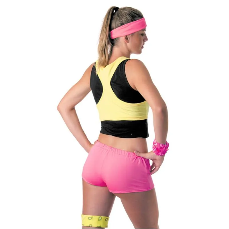 Jourdefete Brassière Fluo Jaune Femme - Taille Unique 1 Jourdefete Brassière Fluo Jaune Femme - Taille Unique