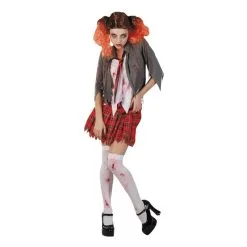 Jourdefete Déguisement Etudiante Zombie Femme - Taille Unique