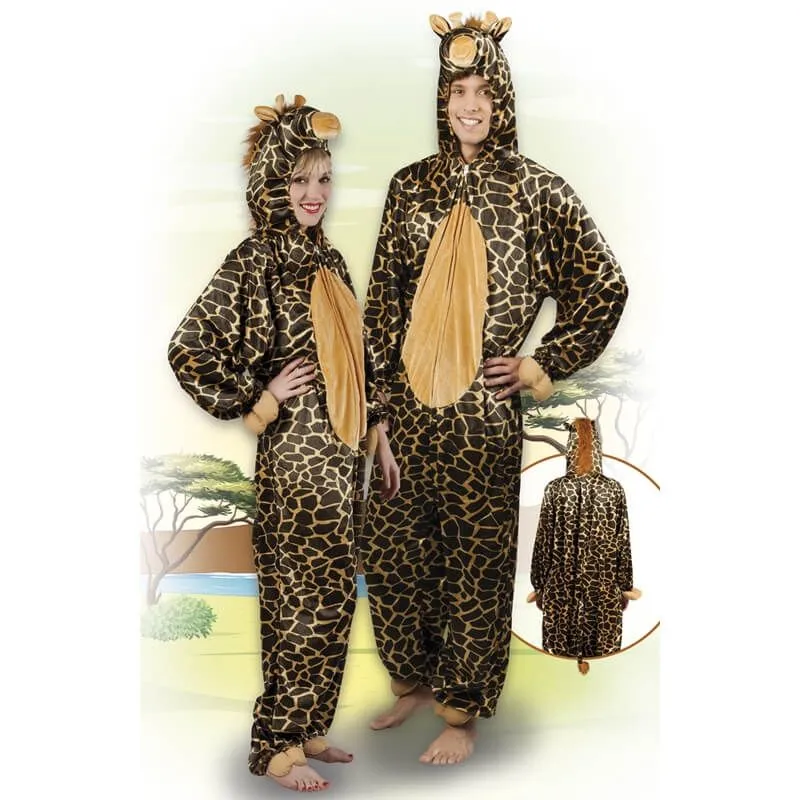 Jourdefete Costume De Girafe En Peluche - Taille Au Choix 1 Jourdefete Costume De Girafe En Peluche - Taille Au Choix