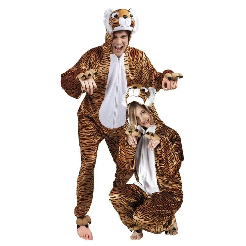 Jourdefete Costume De Tigre En Peluche - Taille Au Choix 3 Jourdefete Costume De Tigre En Peluche - Taille Au Choix – Image 3