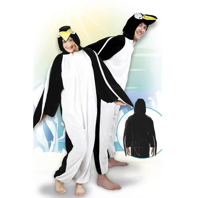 Jourdefete Costume En Peluche De Pingouin - Taille Au Choix 1 Jourdefete Costume En Peluche De Pingouin - Taille Au Choix