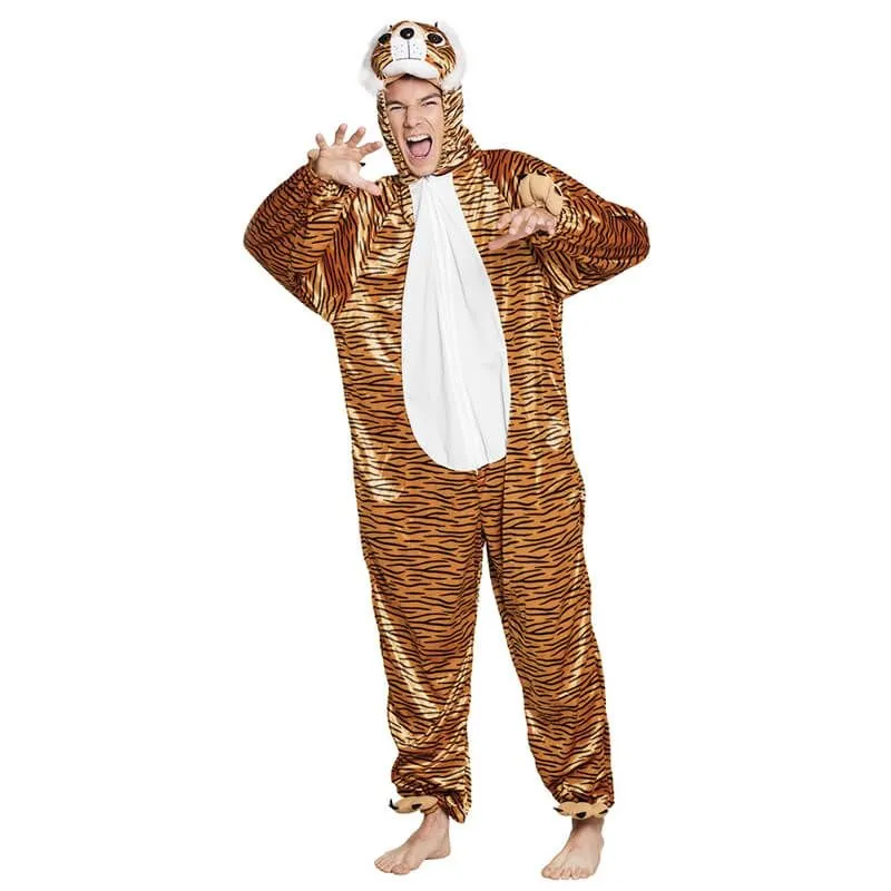 Jourdefete Costume De Tigre En Peluche - Taille Au Choix 2 Jourdefete Costume De Tigre En Peluche - Taille Au Choix – Image 2