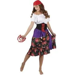 Jourdefete Déguisement De Bohémienne Femme - Taille Au Choix