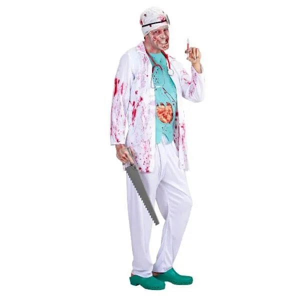 Jourdefete Déguisement De Chirurgien Zombie - Taille Au Choix 2 Jourdefete Déguisement De Chirurgien Zombie - Taille Au Choix – Image 2