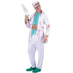 Jourdefete Déguisement De Chirurgien Zombie - Taille Au Choix 7 Jourdefete Déguisement De Chirurgien Zombie - Taille Au Choix -Déguisement Originaux Soldes 9485z ml profil gauche