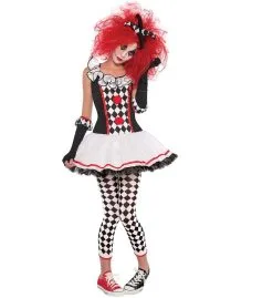 Jourdefete Déguisement Arlequine Femme - Taille Au Choix