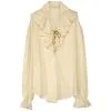 Jourdefete Chemise Dame De La Renaissance Beige - Taille M
