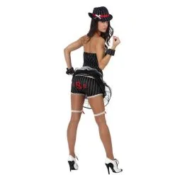 Jourdefete Costume Gangster Sexy Femme