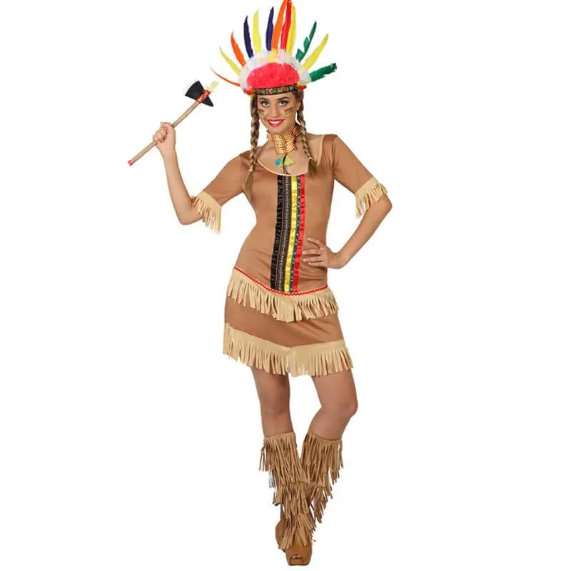 Jourdefete Robe D'Indienne Pour Femme - Taille Au Choix 1 Jourdefete Robe D'Indienne Pour Femme - Taille Au Choix