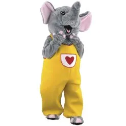 Jourdefete Mascotte Eléphant Amoureux