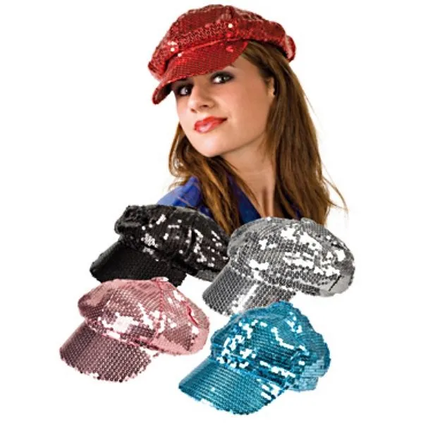 Jourdefete Casquette Disco Sequins - Coloris Au Choix 1 Jourdefete Casquette Disco Sequins - Coloris Au Choix
