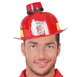 Jourdefete Casque Pompier Sonore Et Lumineux