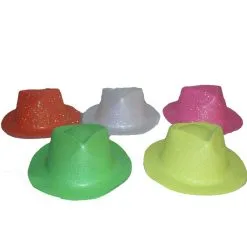 Jourdefete Chapeau Borsalino Pailleté - Couleur Au Choix