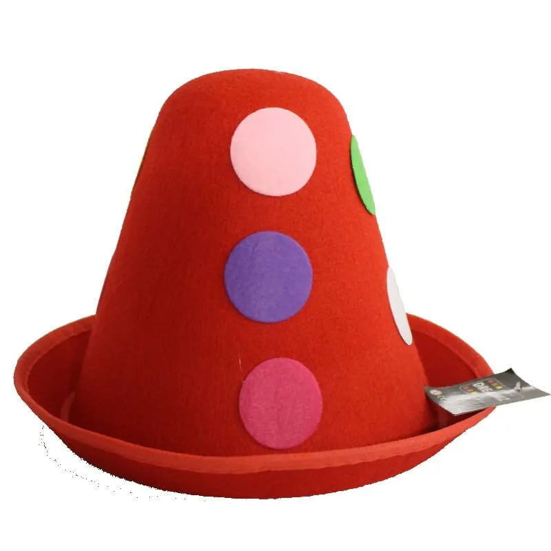 Jourdefete Chapeau De Clown - Bleu Ou Rouge Au Choix 2 Jourdefete Chapeau De Clown - Bleu Ou Rouge Au Choix – Image 2