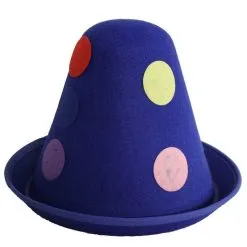 Jourdefete Chapeau De Clown - Bleu Ou Rouge Au Choix 5 Jourdefete Chapeau De Clown - Bleu Ou Rouge Au Choix -Déguisement Originaux Soldes chapeau de clown bleu ou rouge au choix 2