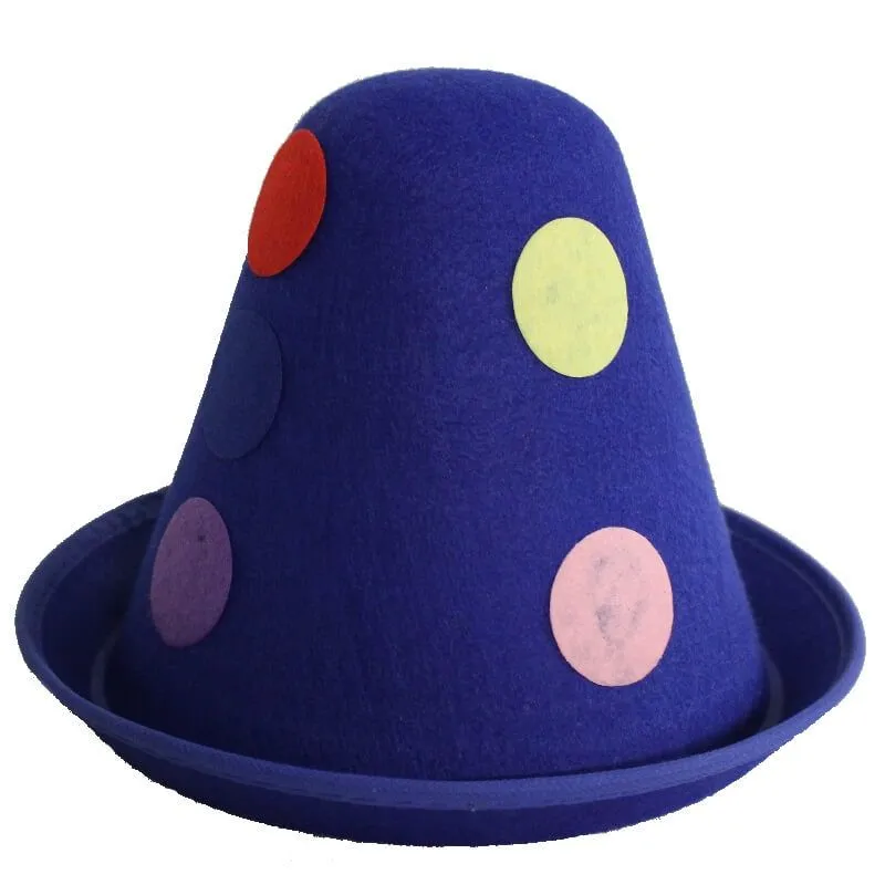 Jourdefete Chapeau De Clown - Bleu Ou Rouge Au Choix 3 Jourdefete Chapeau De Clown - Bleu Ou Rouge Au Choix – Image 3