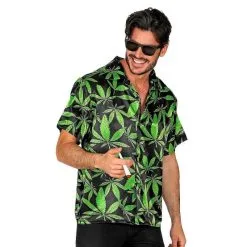 Jourdefete Chemise Ganja Style Pour Homme - Taille Au Choix