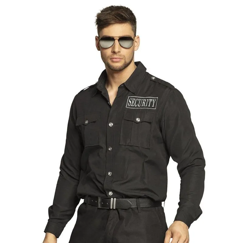 Jourdefete Chemise Sécurité Pour Homme - Taille Au Choix 1 Jourdefete Chemise Sécurité Pour Homme - Taille Au Choix