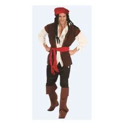 Jourdefete Costume Pirate Avec Surbottes - Homme - Taille Au Choix