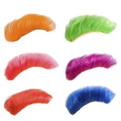 Jourdefete Crête Punk Fluo à Clipper