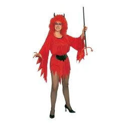 Jourdefete Déguisement Diablesse Robe Rouge Sexy
