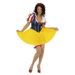 Jourdefete Déguisement Adulte Blanche Neige Sexy - Taille Au Choix