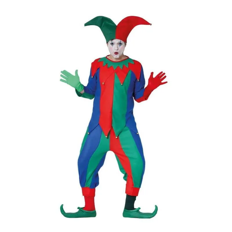 Jourdefete Déguisement Bouffon Du Roi Homme - Taille Au Choix 1 Jourdefete Déguisement Bouffon Du Roi Homme - Taille Au Choix