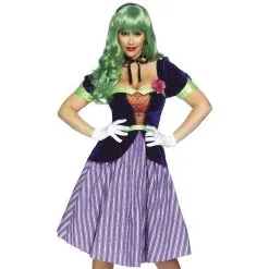 Jourdefete Déguisement De Femme - Joker Comic Book - Taille Au Choix