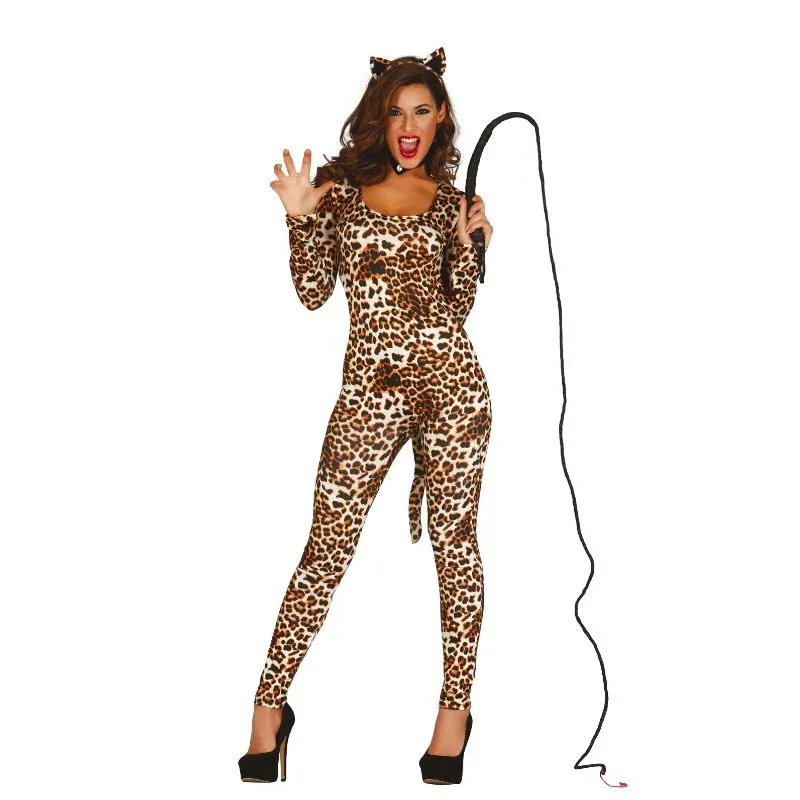 Jourdefete Déguisement De Léopard Sexy Pour Femme - Taille Au Choix 1 Jourdefete Déguisement De Léopard Sexy Pour Femme - Taille Au Choix