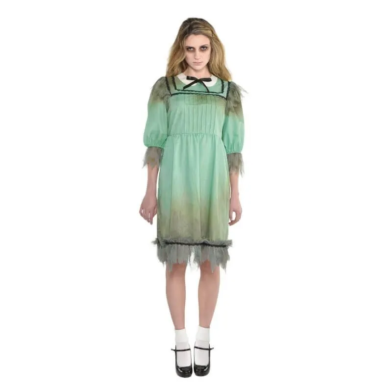 Jourdefete Déguisement De Petite Fille Effrayante - Adulte - Taille Au Choix 1 Jourdefete Déguisement De Petite Fille Effrayante - Adulte - Taille Au Choix