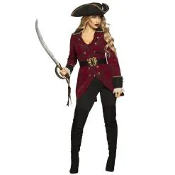Jourdefete Déguisement De Pirate Hurricane Pour Femme - Taille Au Choix