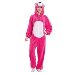 Jourdefete Déguisement D'Ours Rose Pour Adulte - Taille Au Choix