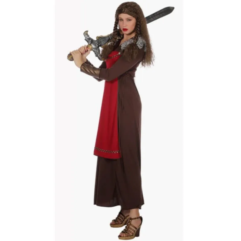 Jourdefete Déguisement Femme - Robe Viking - Taille Au Choix 3 Jourdefete Déguisement Femme - Robe Viking - Taille Au Choix – Image 3