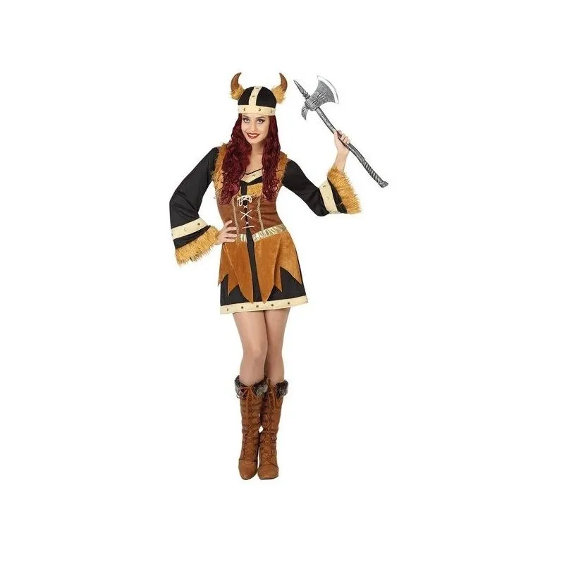 Jourdefete Costume De Viking Pour Femme - Taille Au Choix 1 Jourdefete Costume De Viking Pour Femme - Taille Au Choix