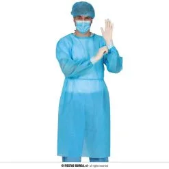 Jourdefete Kit Déguisement Docteur Virus - Taille Unique
