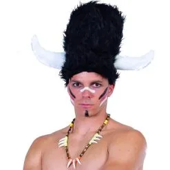 Jourdefete Collier D'Indien Bois Et Fausses Dents