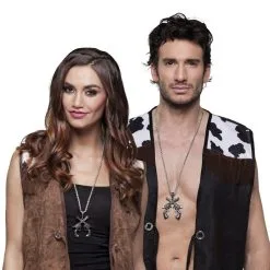 Jourdefete Collier De Cow Boy Pistolets
